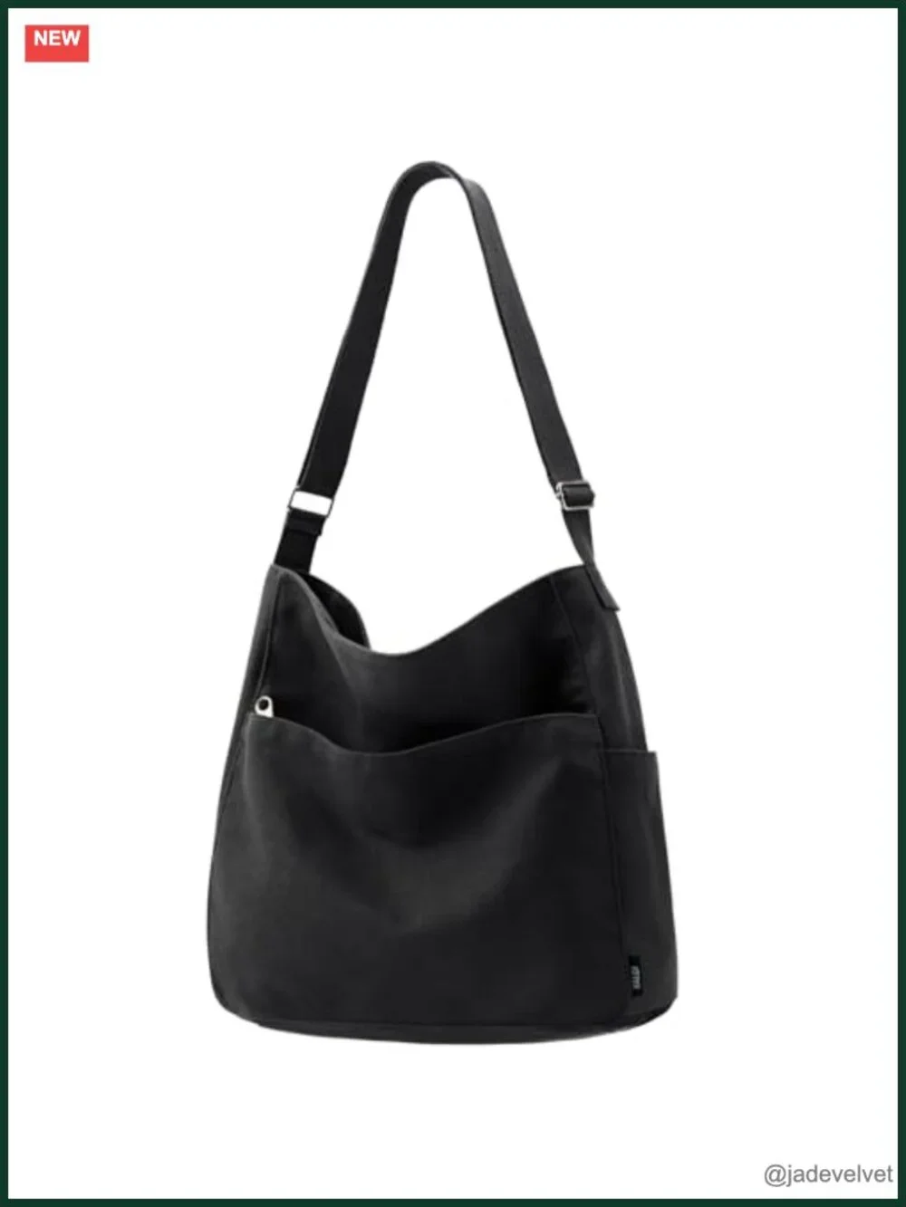 Large Canvas Tote Hobo Crossbody Bag Messenger Shoulder Handbag with Zipper